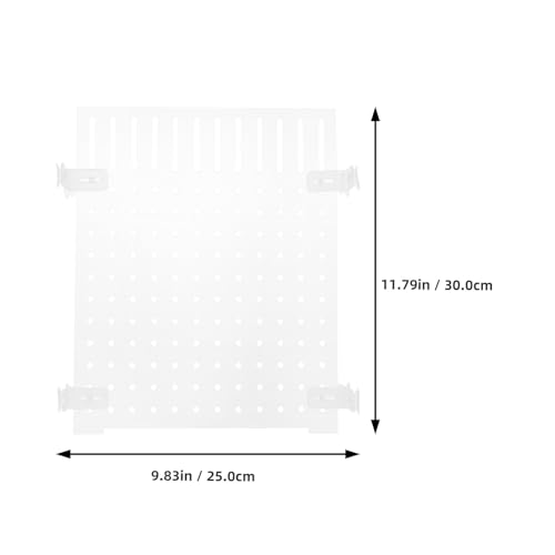 LALAFINA Acrylic Fish Tank Isolation Board with Suction Cups, Aquarium Divider Panel 25x30cm for Fish Breeding and Tank Separation