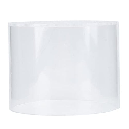 Acrylic Transparent Feeder Cover, Aquarium Feeding to Prevent Fish and Shrimp from Stealing Food, with Center Hole for Feeding Tube, for Reproduction and Safe Feeding in Fish (80mm) - size: 80mm