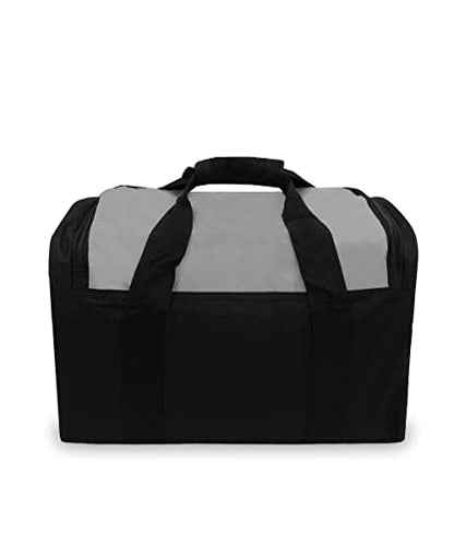 Everest Gym Bag with Wet Pocket, Dark Gray/Black
