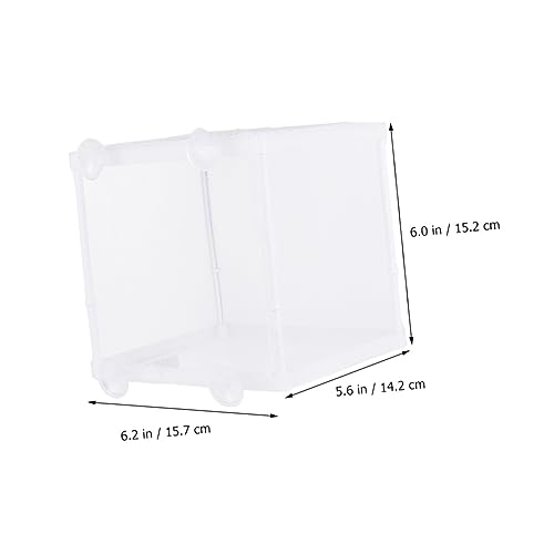 Toddmomy 2PCS Portable Fish Hatching Net with Separation Function Floating Isolation Box for Aquarium Fish Tank Durable and Cloth Material S for Home Tank Use