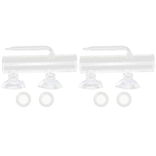 2sets Fish Breeding Incubator Cups Fish Hatchery Isolation Box for Enhanced Survival Rates Transparent Design for Easy Monitoring - color: Transparentx2pcs, size: 9X4.5X2CMx2pcs