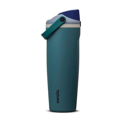 Owala FreeSip Sway Stainless Steel Water Bottle 30 oz Denim - color: Denim, size: 30 Ounces