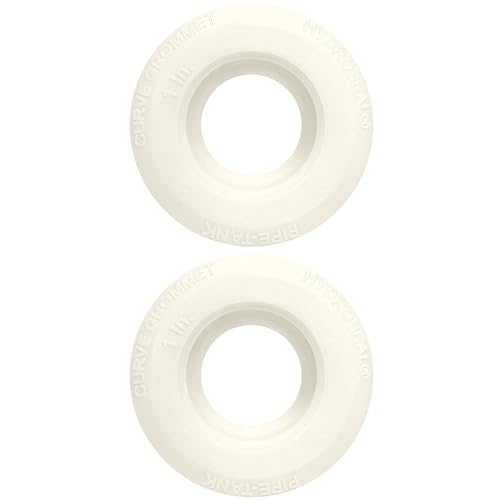 1 inch Hydroseal flexible tank adapter TPV Grommet bulkhead connector, Leak-Proof aquarium bulkhead fitting for 1'' PVC Pipe, Tanks, Hydroponics, Aquaculture, Filtration & Drainage, No-Glue Push-Fit - size: 1 inches-2Pcs