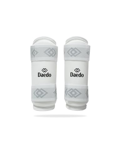 DAEDO Taekwondo Forearm Guard - Lightweight & Comfortable with Two Elastic Straps for Secure Fit, Ideal for Sparring & Training - size: X-Small