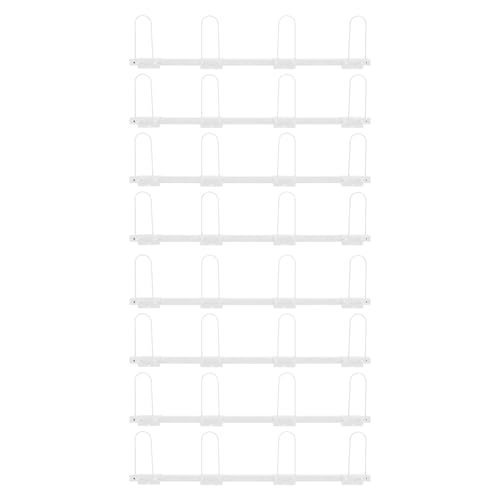 8PCS Wall-Mounted Boxing Glove Storage Rack, Glove Storage Display Cabinet, Hanging Boxing Glove Drying Rack (Whi) - color: White