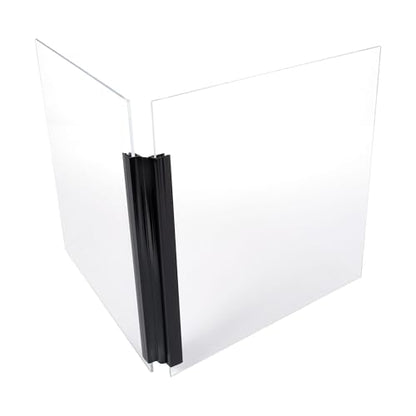 Black PVC Living Hinge for 1/8in Panels - 48 Inches (Pack of 3, 12 Feet Total)