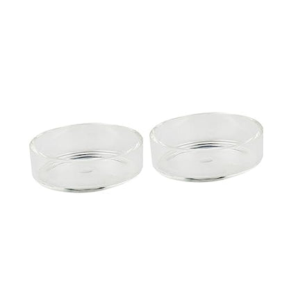 POPETPOP 5pcs Round Ornamental Shrimp Feeding Pot Fish Tank Shrimp Feeder Bowl Supplies
