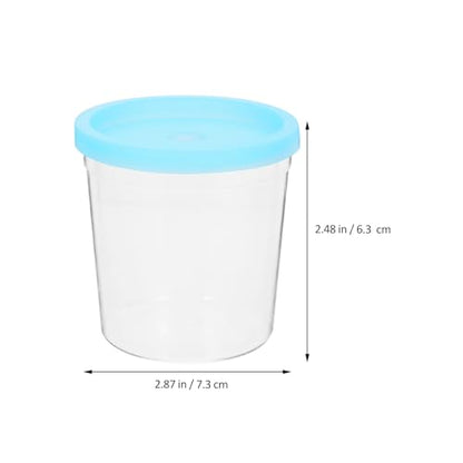 LALAFINA 12pcs Plastic Betta Fish Cups with Lids, Jellyfish Cup Hatching Container Versatile Flower Arrangement Fish Farming Bowl, Random Color