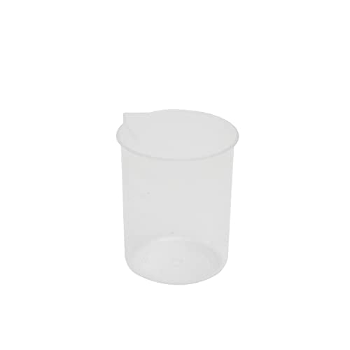 Othmro Measuring Cups 100ml PP Plastic Graduated Beaker Transparent for Lab Kitchen Liquids 6pcs - color: 100ml 6Pcs