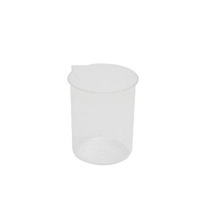 Othmro Measuring Cups 100ml PP Plastic Graduated Beaker Transparent for Lab Kitchen Liquids 6pcs - color: 100ml 6Pcs