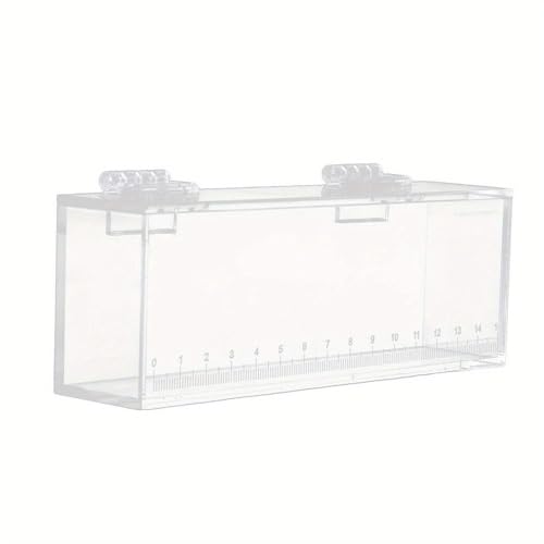Fish Viewing Box Acrylic Outdoor Indoor Micro Landscape Fish Tanks Fishing Photo Tank Fish Breeding Tanks Photo Box with Scale(M) - size: M