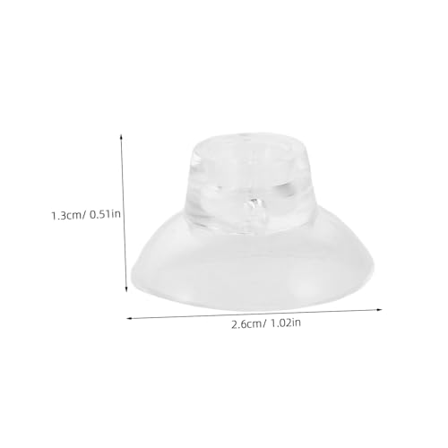 20 Pcs Adjustable Suction Cups for Fish Tank Transparent Plant Holder Aquarium Decorations Easy Installation for Moss Airline Tubing Shrimp Nests and Reptile Hammock