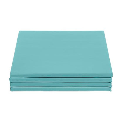 ECR4Kids SoftZone Play Patch Activity Mat Squares, Modular Playmat, Seafoam, 4-Pack - color: Seafoam