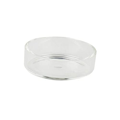 BESPORTBLE 3pcs Round Shrimp Feeder Dish Crystal Transparent Bowl for Aquarium Shrimp and Reptiles Durable Pet Food Bowl Decorative Feeding Container for Fish Tanks - size: Size 1