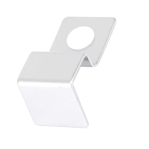 Aquarium Lid Clips, Stainless Steel Fish Tank Cover Support with Silicone Buffer Pad, Rimless Aquarium Clamps for 5mm Glass Tank