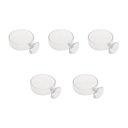 Fish for Tank Feeder Aquarium Shrimp Glass Feeding Bowl Clear Dish T Aquarium Fish Tank Landscaping Plant Landscape Fishtank Artificial Simulation Plant Biological Landscape Artificial