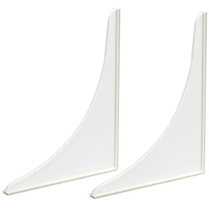 EZ-FLO 7 x 9 Inch White Bathroom Shower Splash Guard, Pack of 2, 15266