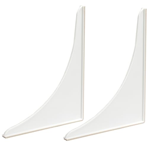 EZ-FLO 7 x 9 Inch White Bathroom Shower Splash Guard, Pack of 2, 15266