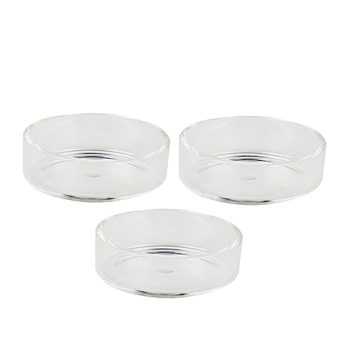 POPETPOP 5pcs Round Ornamental Shrimp Feeding Pot Fish Tank Shrimp Feeder Bowl Supplies