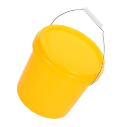 Heavy Duty Plastic Bucket with Lid Portable Water Pail with Handle Leakproof for Household Use Versatile Storage for Food Liquids Stackable Design