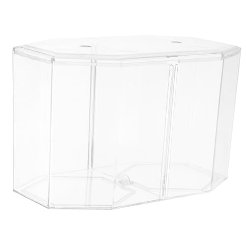 Happyyami Fish Breeding Container Transparent Divider Tank Removable Partition for Guppy Shrimp and Clownfish Breeder Box for Aquariums