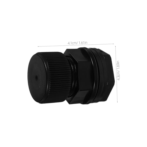 Cabilock PVC Tank Adapter for Barrels Threaded Water Tank Connector Hose Fitting for Rain Buckets and Aquariums Leakproof Design for Efficient Water Storage