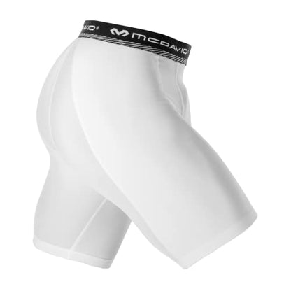 MD Double Compression Short w/Cup Pocket - size: Youth: Medium