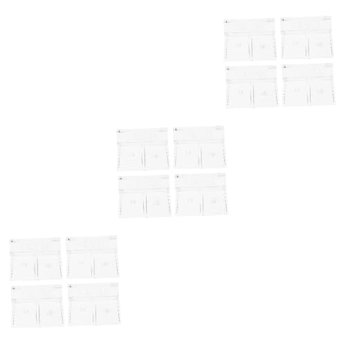 balacoo 12pcs Acrylic Aquarium Lid Support Brackets Fish Tank Cover Holders for Tanks Sturdy and Safe for Rimless Aquariums and