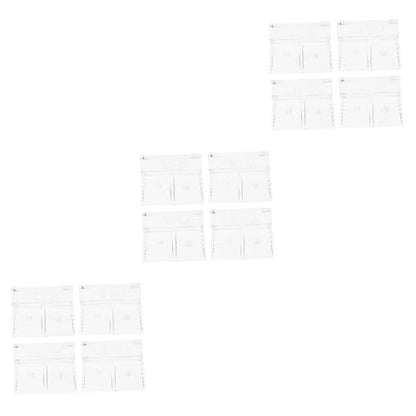balacoo 12pcs Acrylic Aquarium Lid Support Brackets Fish Tank Cover Holders for Tanks Sturdy and Safe for Rimless Aquariums and