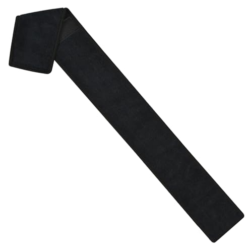 DkOvn Football Towel, Streamer Thin Sports Towel with Hook and Loop Closure | for Drying Hands, Gloves and Football Accessories - color: Black