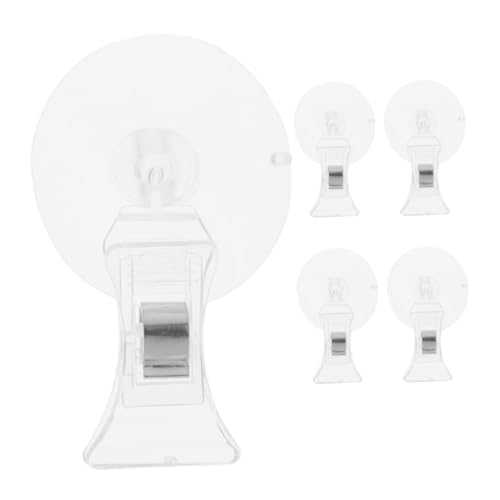 5pcs Aquarium Cup Clips for Seaweed Feeding Tool Fish Food Holder Design for Easy Installation and Fish Tanks