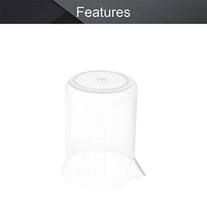 Othmro Plastic Liquid Container 50ml 100ml 2 in 1 Measuring Beaker Scales Labs Kitchen Graduated Cup Transparent Volumetric Measurement Beaker Reusable Raised Numeral Graduations Combination Kit 1set - color: 50/100ml 2Pcs