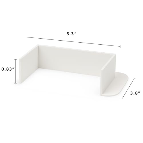 Aquarium Feeding Barrier - Substrate Retention Wall for Shrimp, Snail & Pleco | Bare Bottom Cove for Easy Feeding & Cleanup (Black)