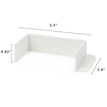 Aquarium Feeding Barrier - Substrate Retention Wall for Shrimp, Snail & Pleco | Bare Bottom Cove for Easy Feeding & Cleanup (Black)