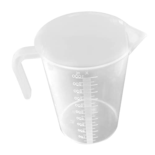 1pc Aquarium Water Changing Cup Thickened Measuring Cup for Fish Tank Feeder Non- and for Liquid and Dry Ingredient Measurement