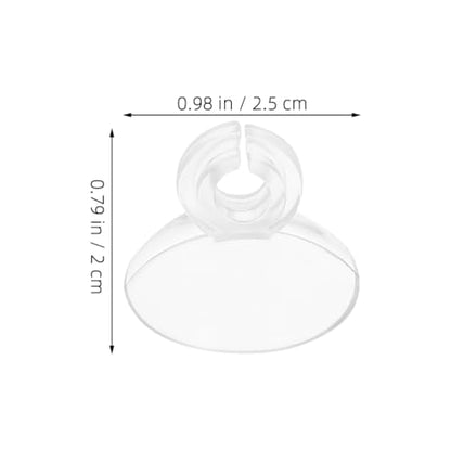 TOYANDONA 40pcs Aquarium Cup Bracket for Oxygen Hose Soft Card Slot Design Secure and Clips for Fish Tank Water Pipe Mounting Space-Saving for Aquarists