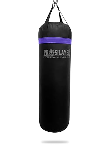 80lb Boxing MMA Heavy Punching Bag - All - color: Black/Purple, size: Unfilled