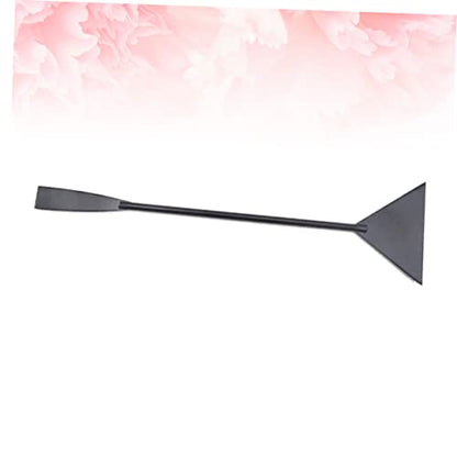 GALPADA Stainless Steel Sand Shovel for Aquariums Durable Plant Clipper Tool for Gravel and Substrate Maintenance for Freshwater and Tanks Black Finish