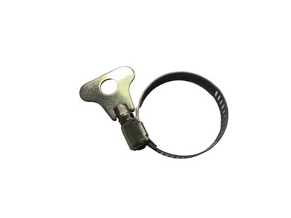 10-Pack 304 Stainless Steel Hose Clamps, 21-38mm (13/16"-1 1/2") Adjustable Thumb Screw Key-Type, for Plumbing, Automotive, Marine & Machinery Applications