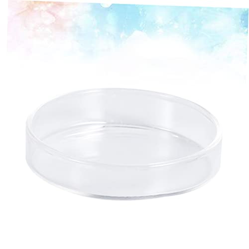 Toyvian 1pc Glass Shrimp Dish Glass Aquarium Feeding Bowl for Ornamental Shrimp and Small Fish Multipurpose Design for Aquatic Pets and Reptiles