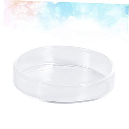 Toyvian 1pc Glass Shrimp Dish Glass Aquarium Feeding Bowl for Ornamental Shrimp and Small Fish Multipurpose Design for Aquatic Pets and Reptiles