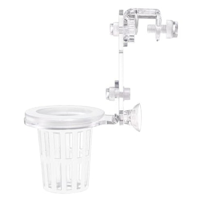 Sturdy Aquarium Plant Holder, Acrylic Adjustable Clear Aquarium Plant Holder Premium Aquarium Planter Cups for Aquarium Aquascape Cultivation Decoration