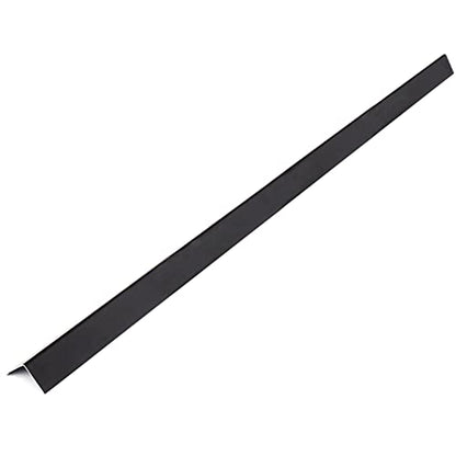 Aluminium Alloy Metal Corner Guards 10 Pcs Wall Corner Protector 1.2" x 1.2" x 48" Wall Corner Protection Decoration Black Pack of 10 Corner Guards 20 Ga/1 mm Thickness