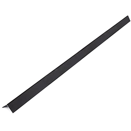 Aluminium Alloy Metal Corner Guards 10 Pcs Wall Corner Protector 1.2" x 1.2" x 48" Wall Corner Protection Decoration Black Pack of 10 Corner Guards 20 Ga/1 mm Thickness