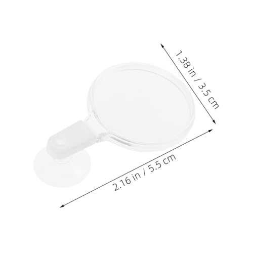FOMIYES 4pcs Fish Tank Observation Magnifier with Cup Acrylic Viewing Tool for Betta Fish -Landscapes Spiders and Animals