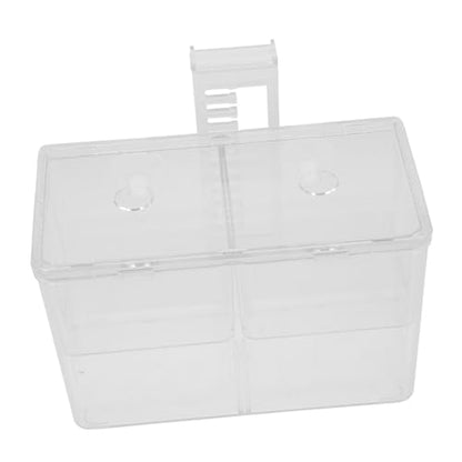 Levemolo Fish Breeding Box Incubator for Shrimp and Fry Aquarium Divider Wear-Resistant Material Lightweight Nursery for Safe Separation Fish Tanks