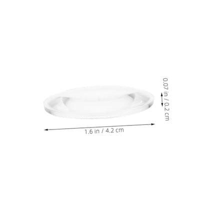 Cabilock 10pcs Optics Educational Kit Double Convex Lens Magnifying Acrylic Material Physics Lab Science Experiment Tool