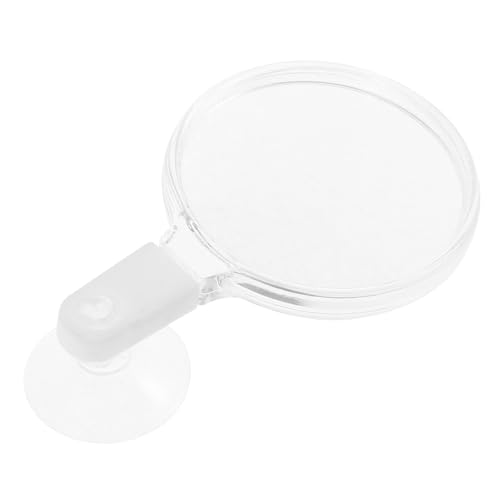 DECHOUS Aquarium Glass Cup for Detailed Observation of Small Animals and Plants Fish Tanks Easy to Install for Betta Fish Landscapes