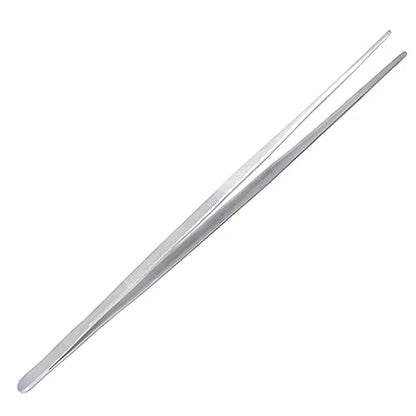 (Huge Jumbo Aquarium Aqua Tweezers) Thumb Dressing Forceps Serrated 24" Long Straight