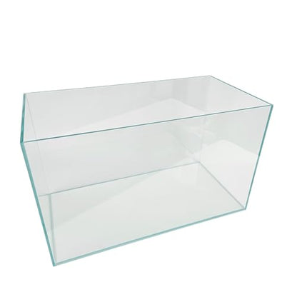 LIFEGARD Low Iron Ultra Clear Crystal Rimless Aquarium with Foam Leveling Mat – with 45-Degree Beveled Edge, Rectanglular Style – for Fish and Corals – 17 Gallon 6mm Glass (23.62" x 11.81" x 14.17")